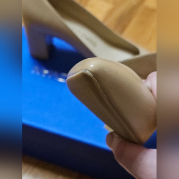 Stuart Weitzman Linsi 75 Block Heels Beight - Picture 4 of 8